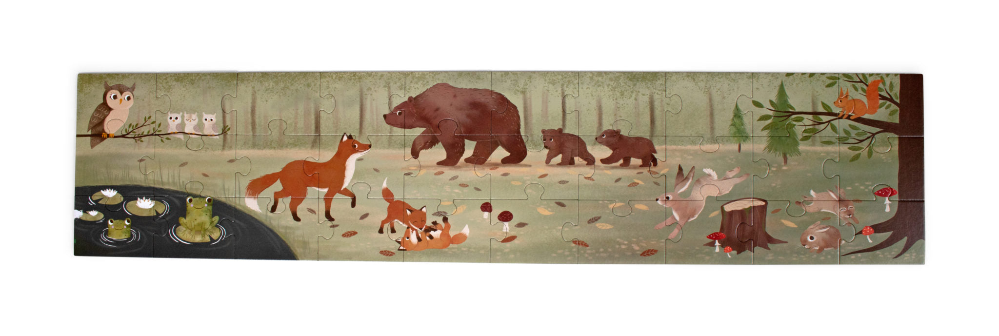 Puzzel - 30 stukjes - Nordic animals