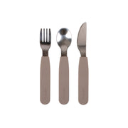 Siliconen bestek set - Warm Grey