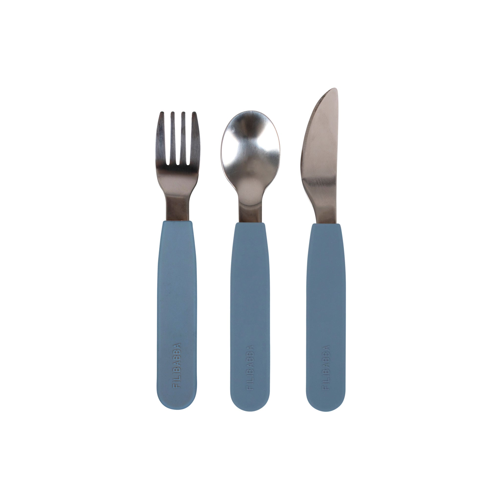 Siliconen bestek set - Powder Blue