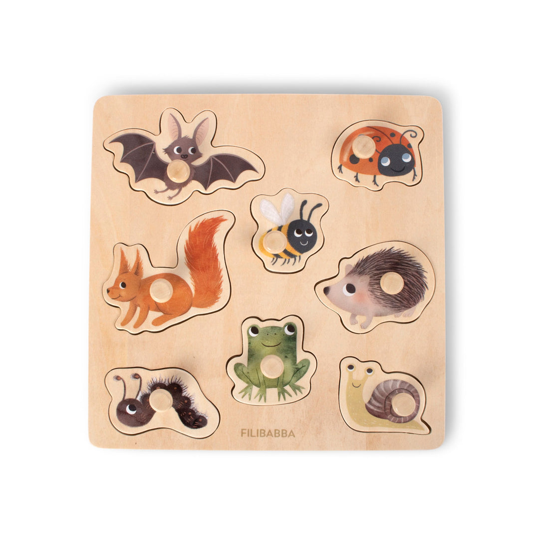 Houten puzzel - Forest friends