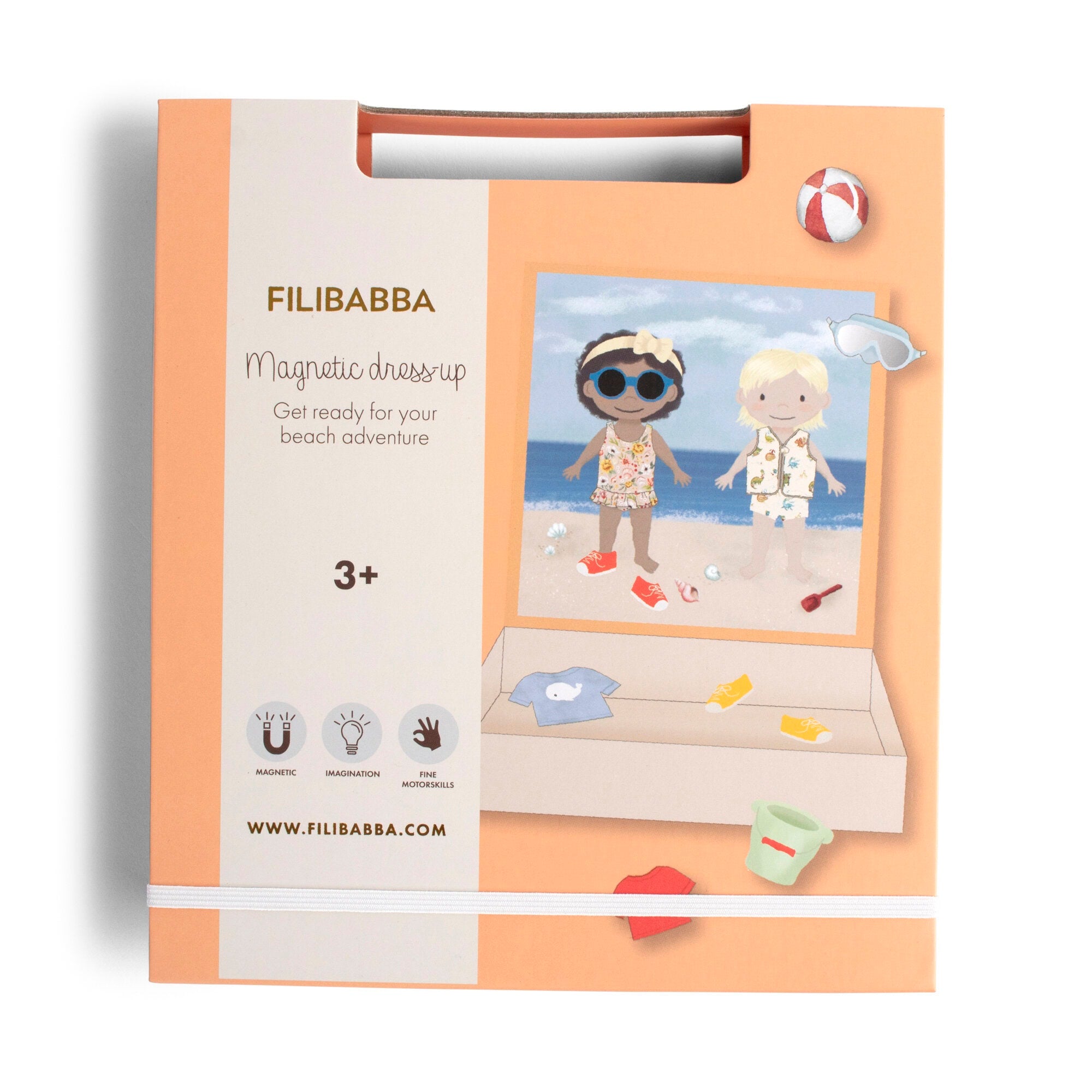 Magnetic game - Dress-up - A day at the beach