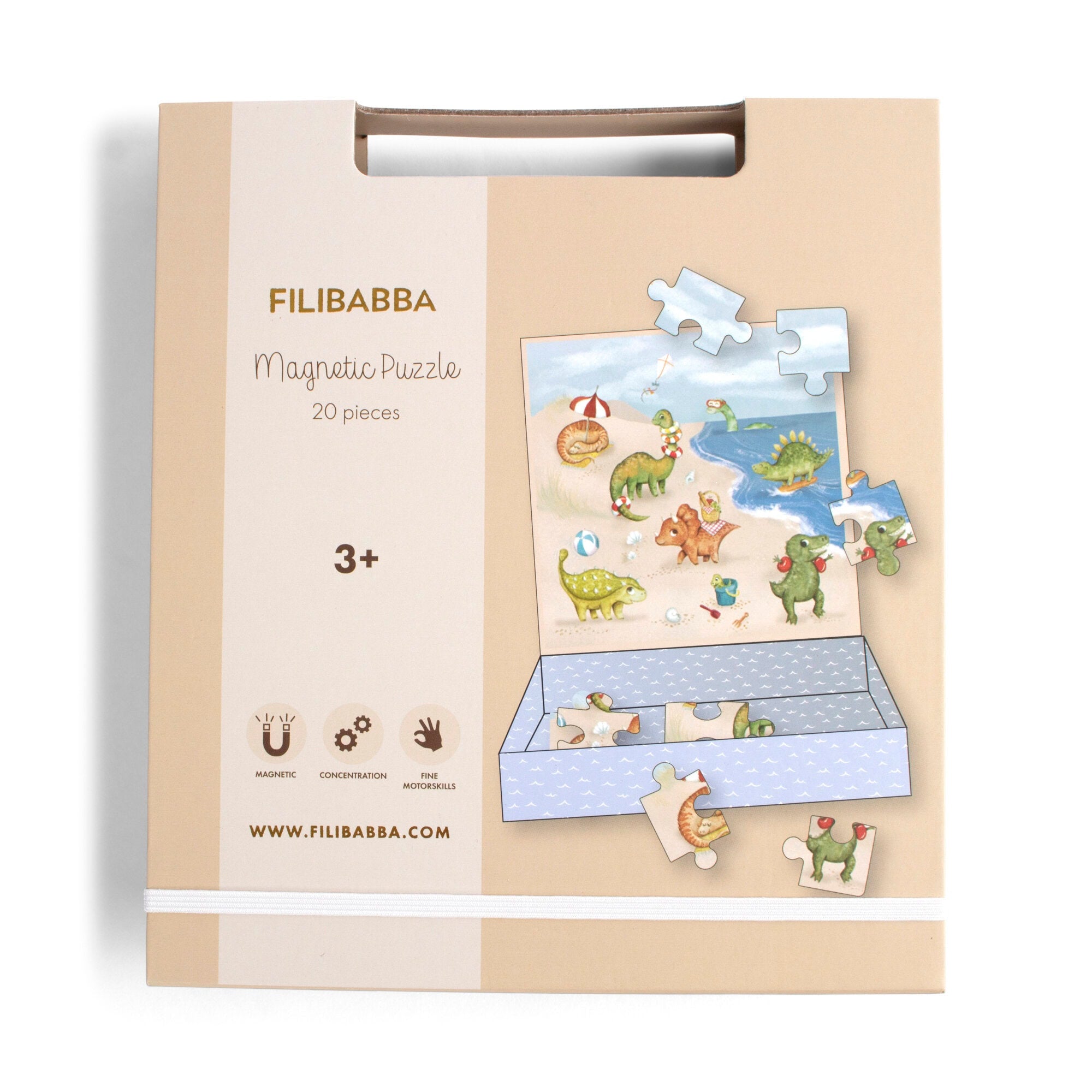 Magnetic game - Dino Beach puzzle