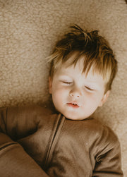 Merino Wollen Onderlegger Peuterbed (70x140 cm) - Beige