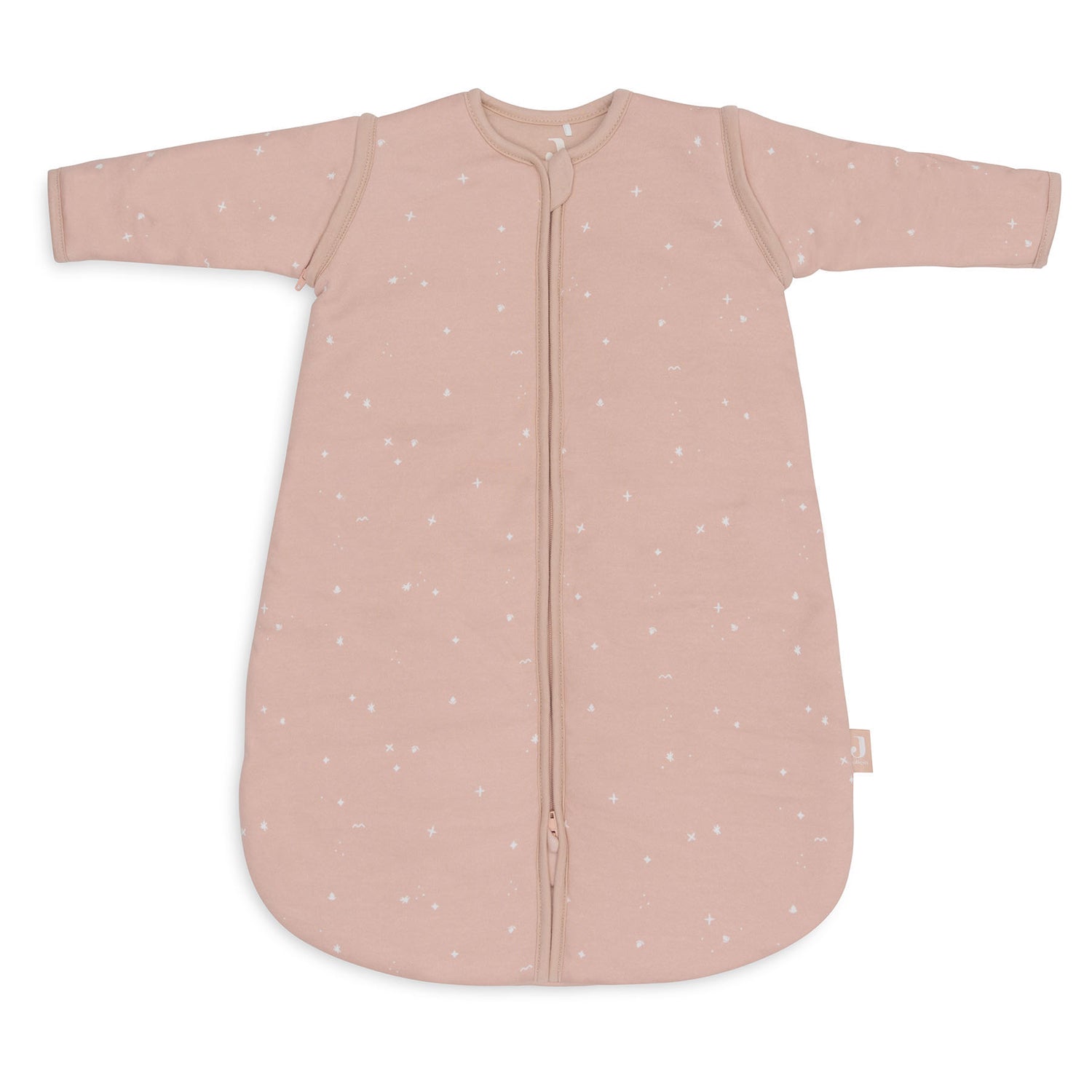 Slaapzak Winter Met Afritsbare Mouw 60cm - Rond - Twinkling Wild Rose