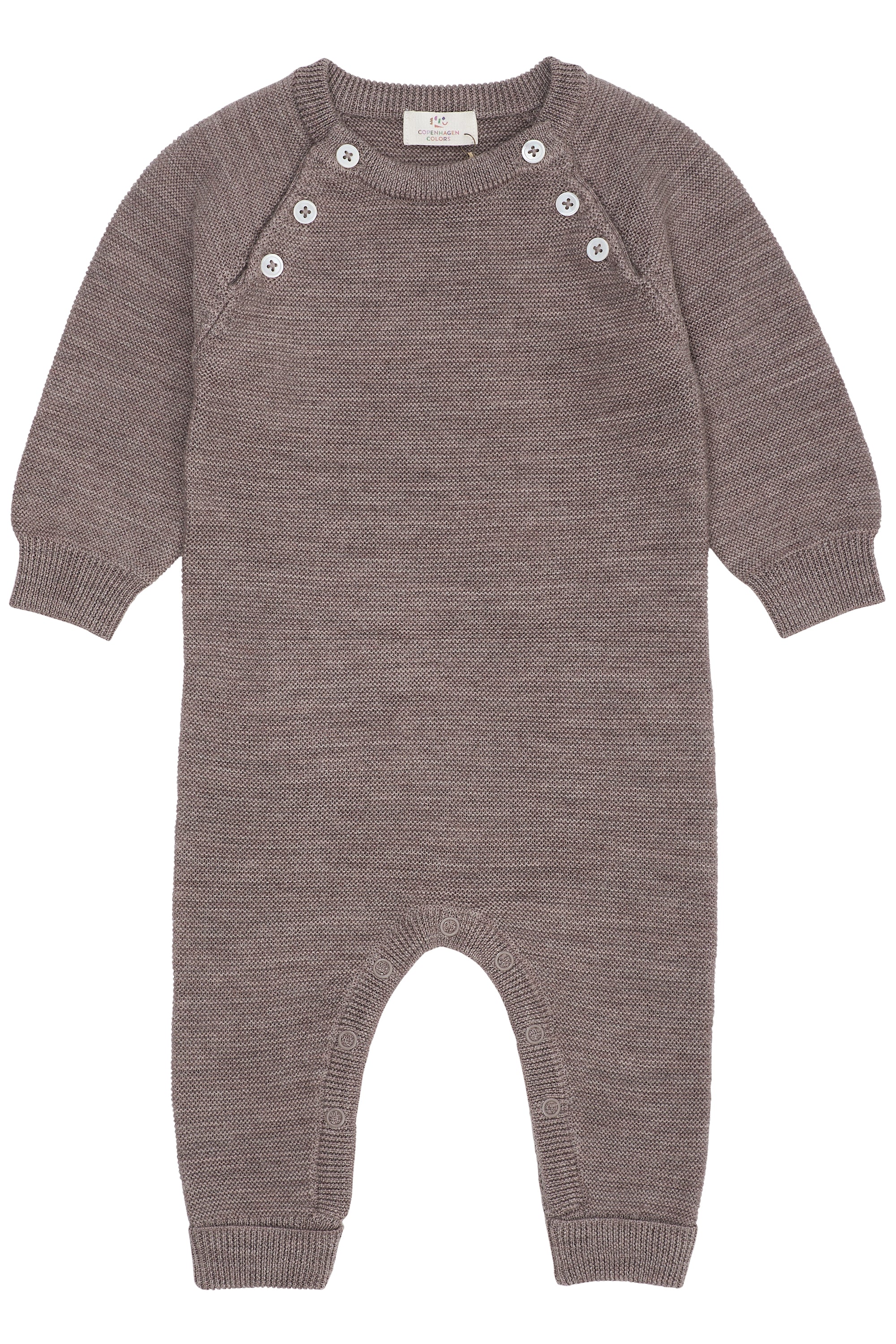 Merino wollen baby full body - Natural Mel