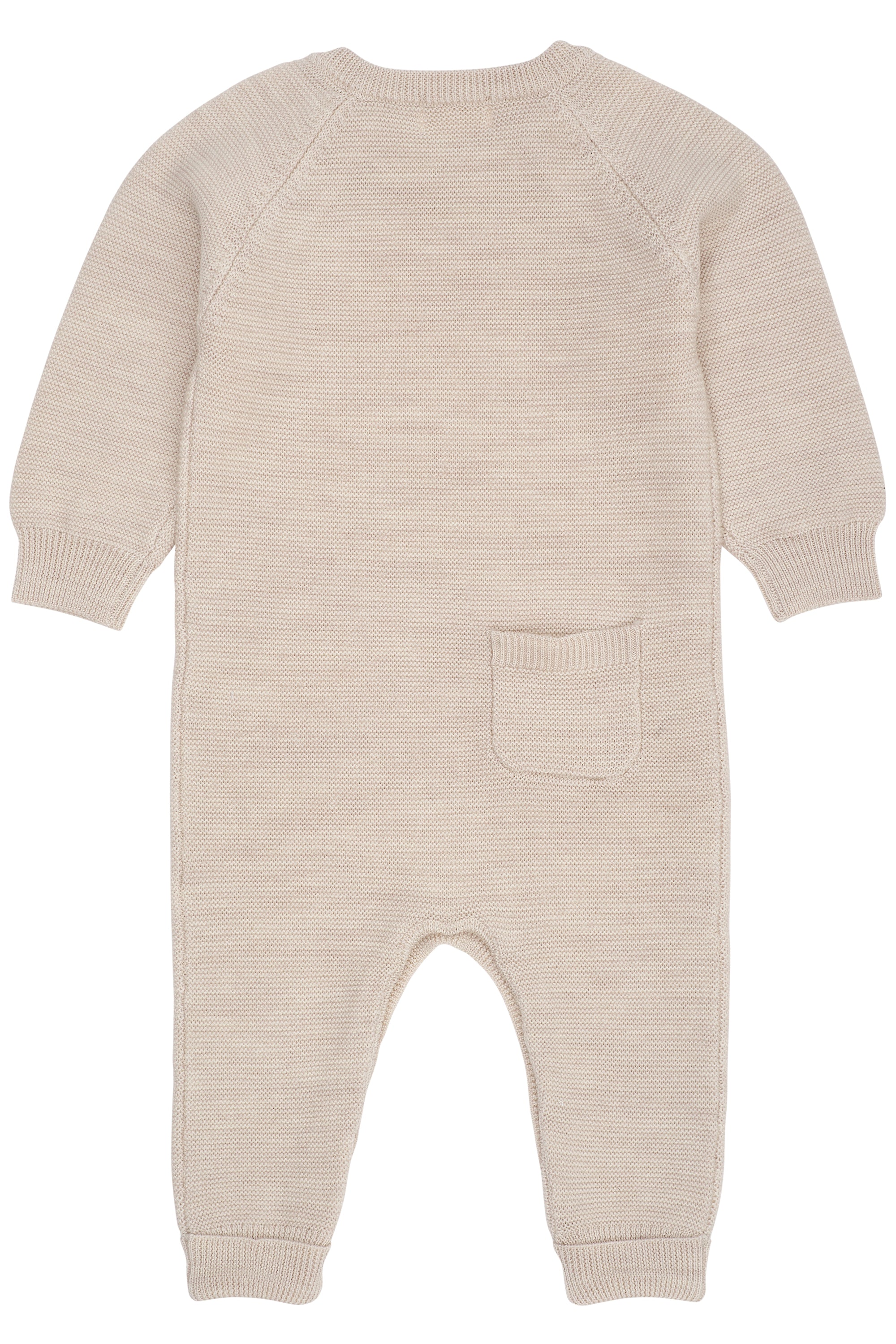 Merino wollen baby full body - Pale Cream Mel