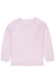 Merino wol classic rib blouse - Lavender