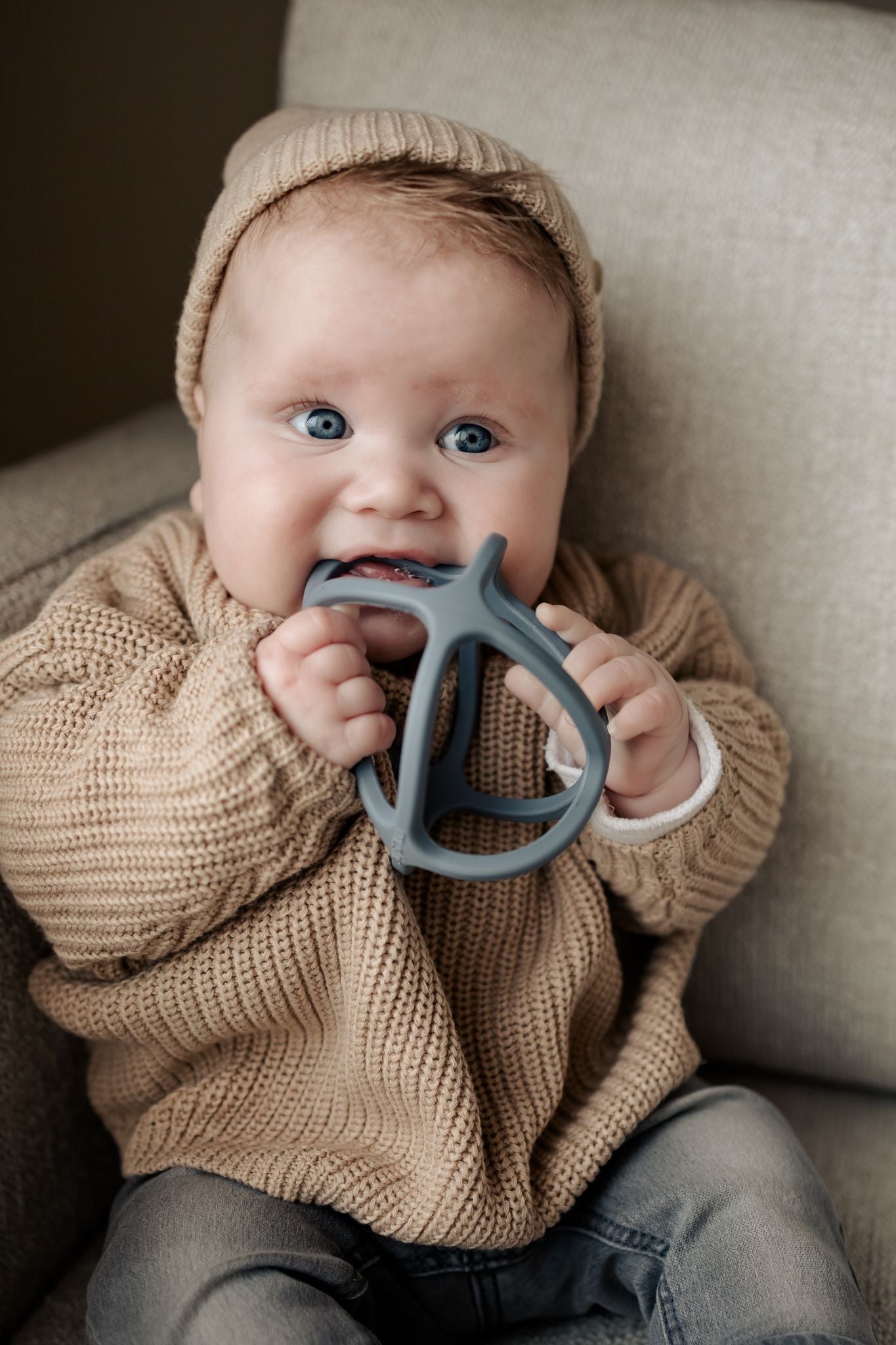 Merino & Cashmere Baby Mutsje - Creme