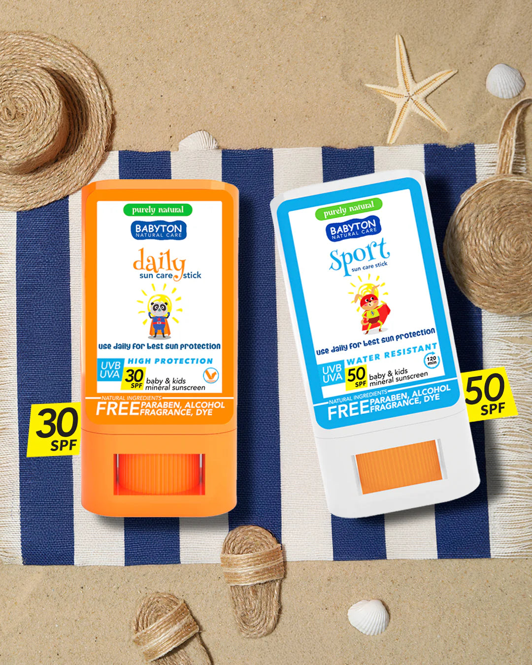 Natuurlijke Zonnecrème Stick 20g SPF50