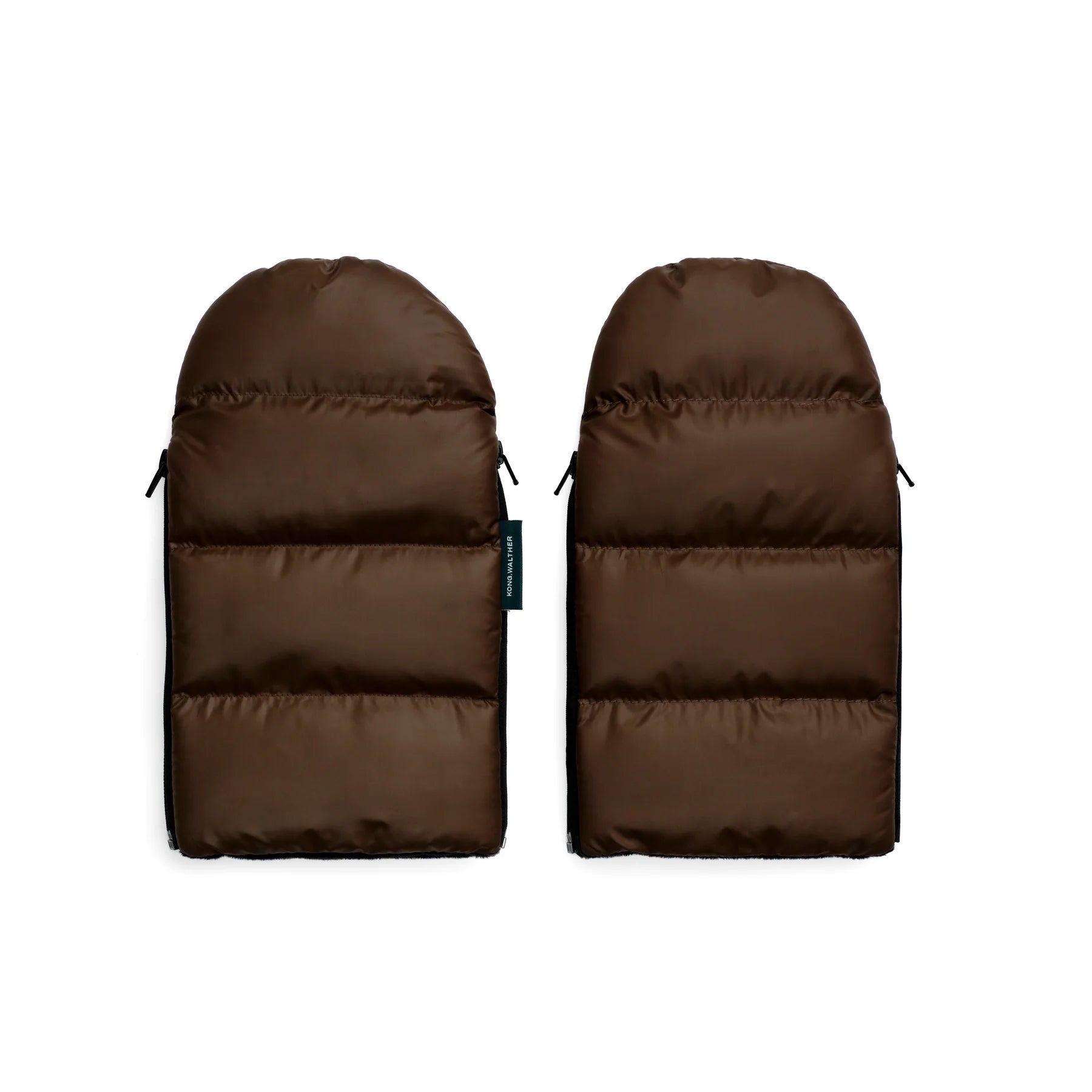 Kinderwagenhandschoenen- Puffer Chocolate - Kong Walther