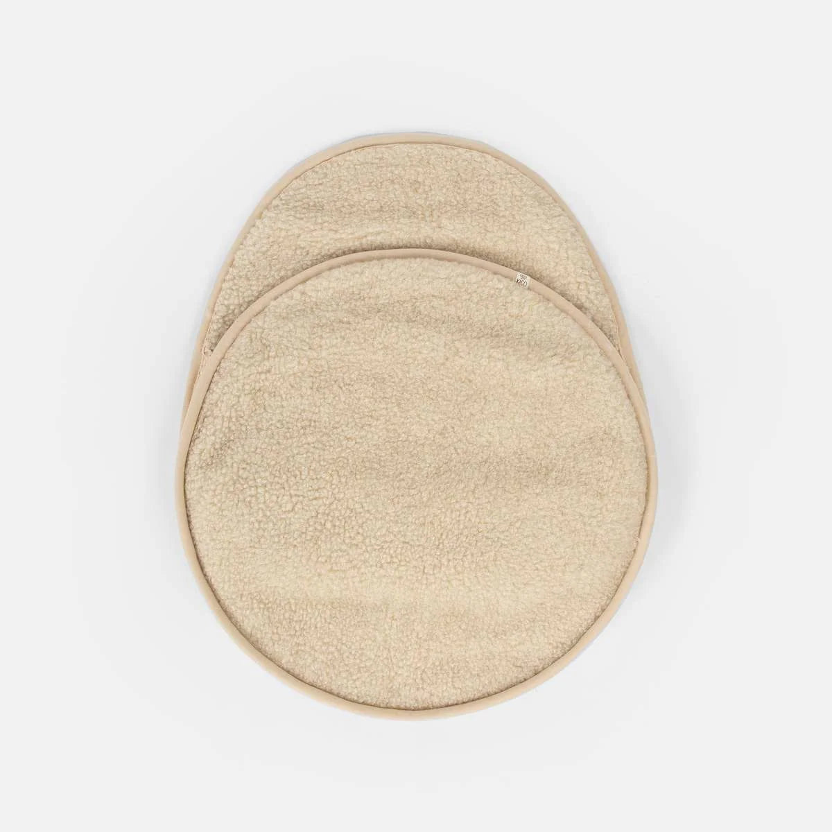 Luxe Merinowollen Baby Voetenzak voor Autostoel of Maxi-Cosi - Beige