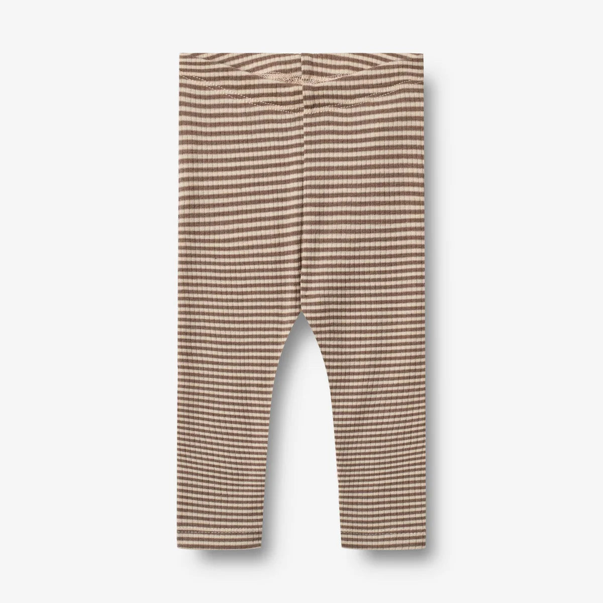 Wollen legging-houten streep