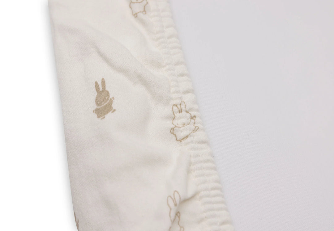 Aankleedkussenhoes Jersey 50x70cm Happy Miffy - Nougat