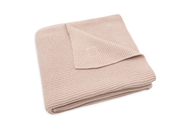 Deken Wieg 75x100cm Basic Knit - Wild Rose