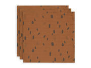 Hydrofiel Monddoekje Spot - Caramel - 3 Stuks