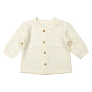 Blouse Cleo Woven White Embroidery vierkante print - Riffle Amsterdam