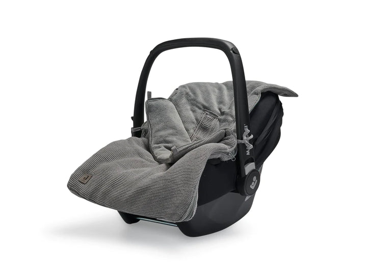 Voetenzak voor Autostoel Kinderwagen - Basic Knit - Stone Grey