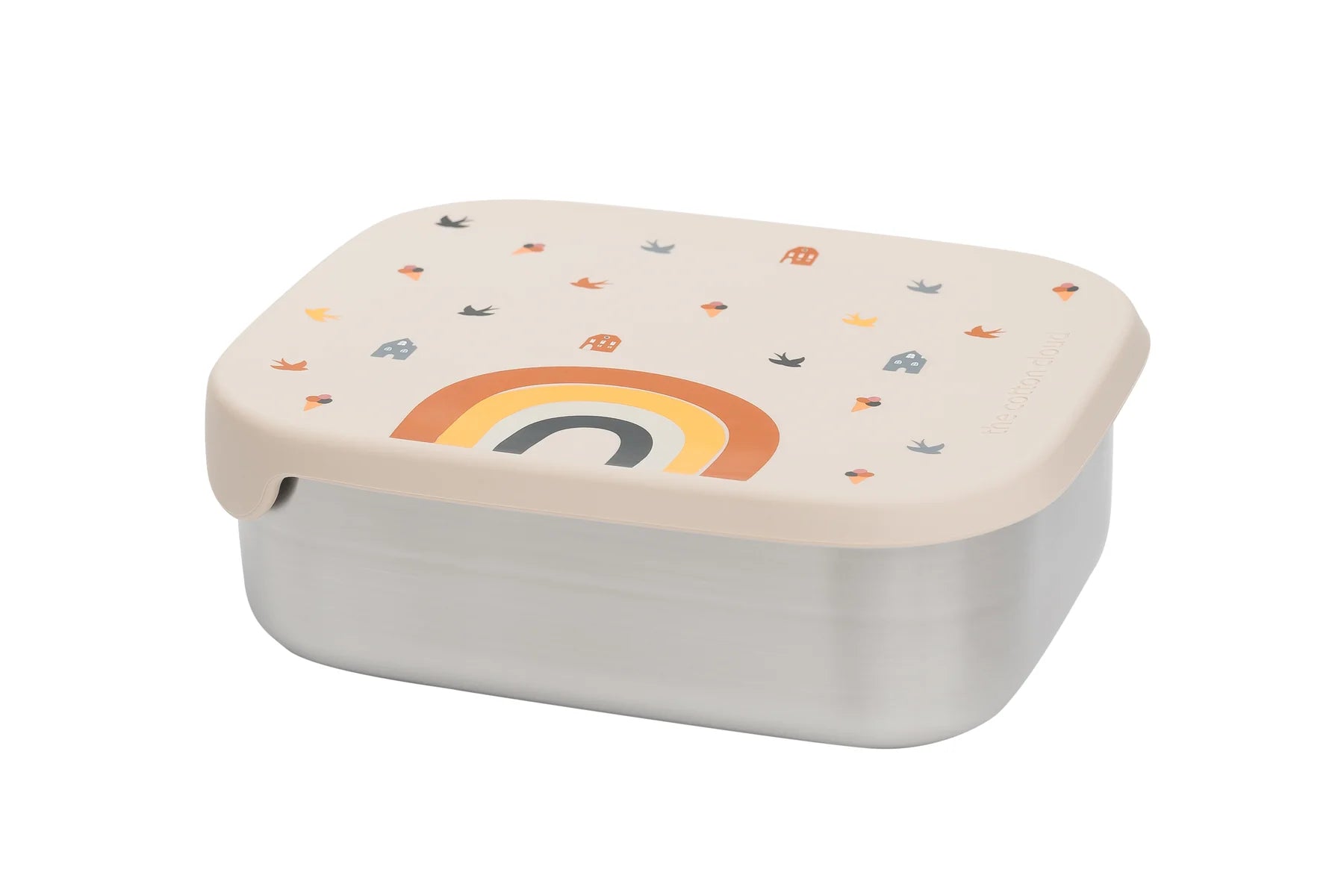 Stainless Steeland Silicone Lunchbox - Rainbown