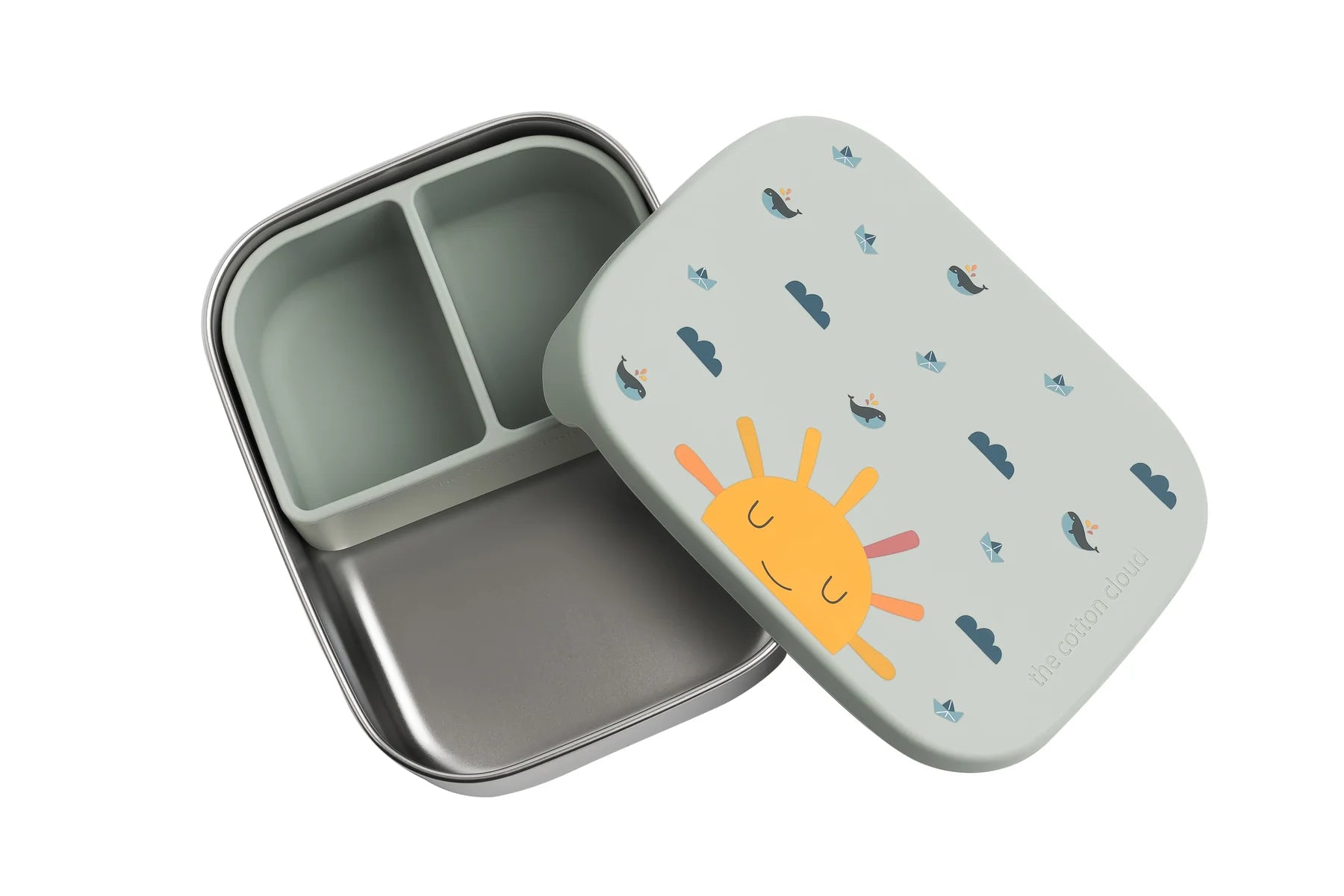 Stainless Steel Silicone Lunchbox - Origami