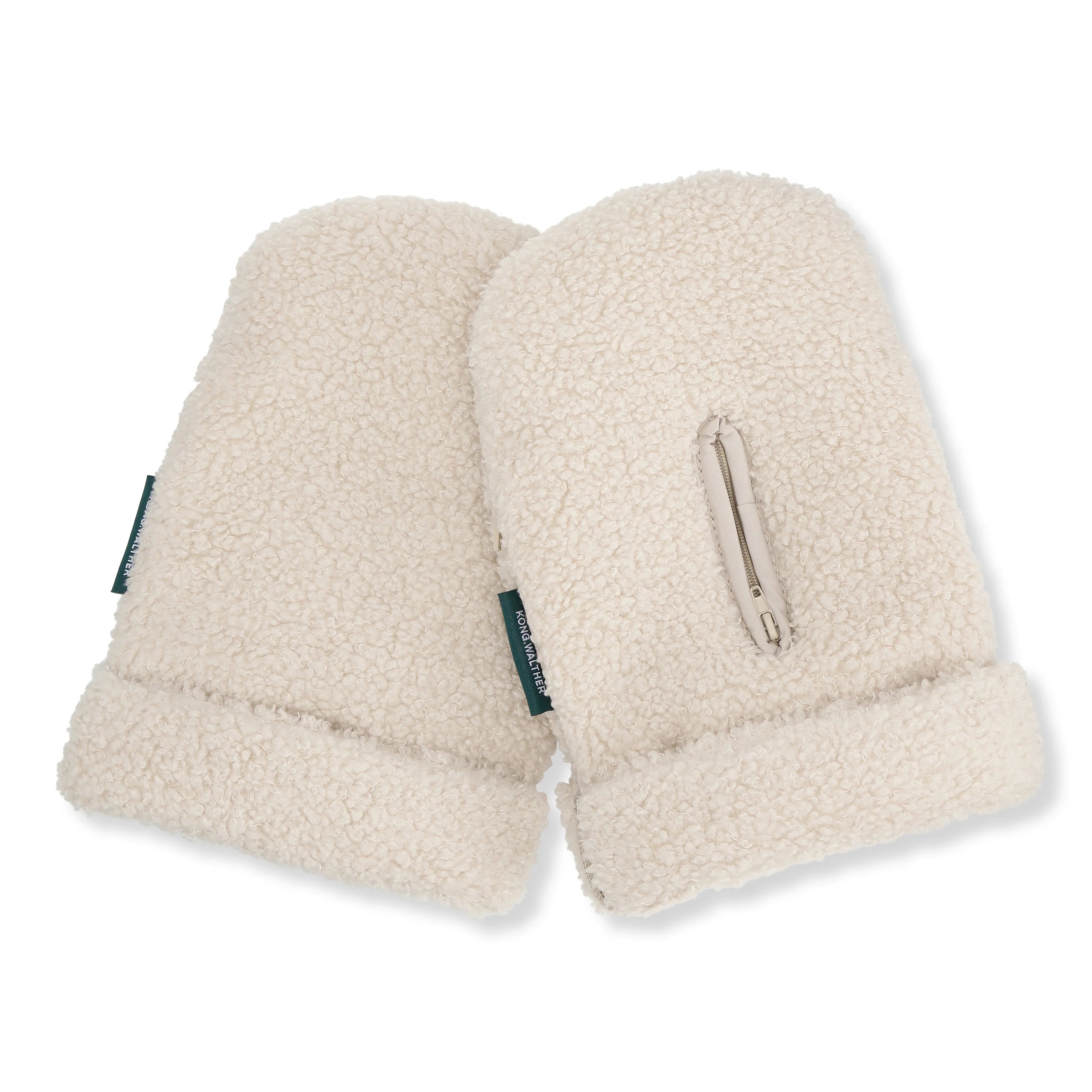 Kinderwagenhandschoenen- Teddy Creme - Kong Walther