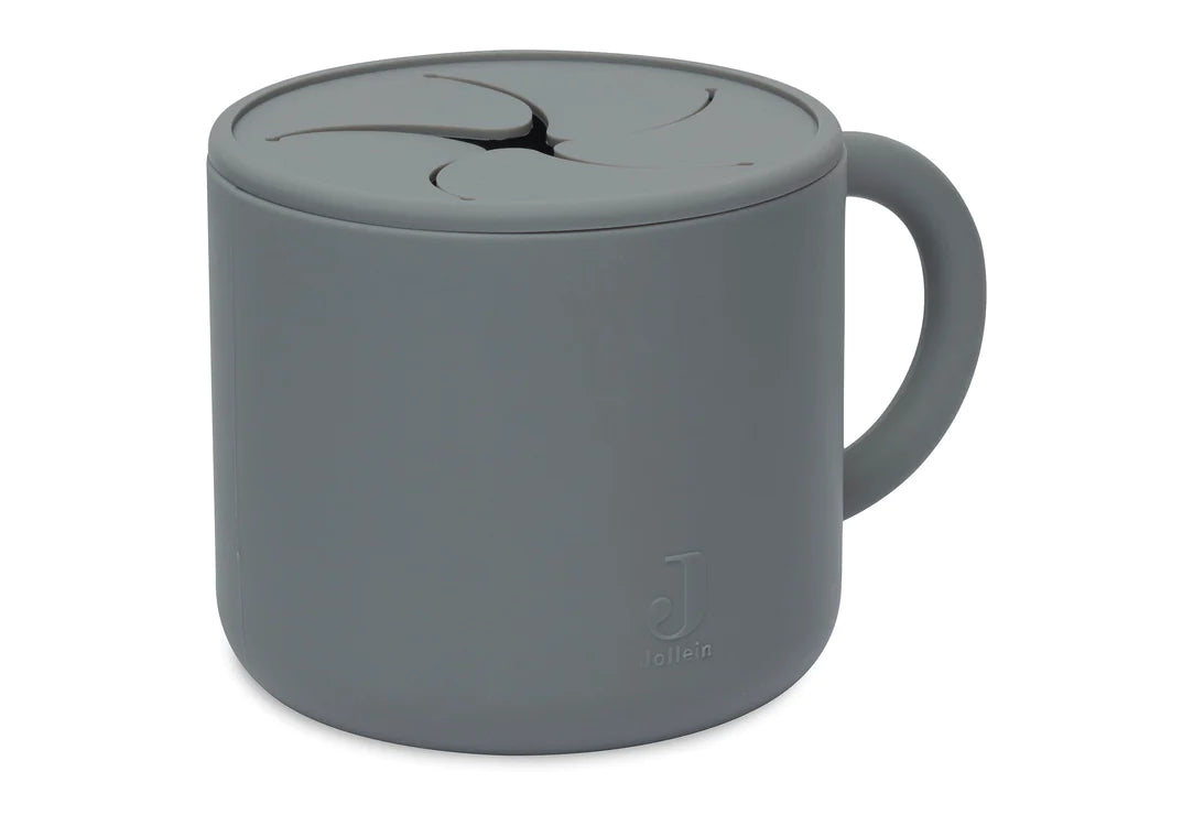 Snack Cup Siliconen - Storm Grey