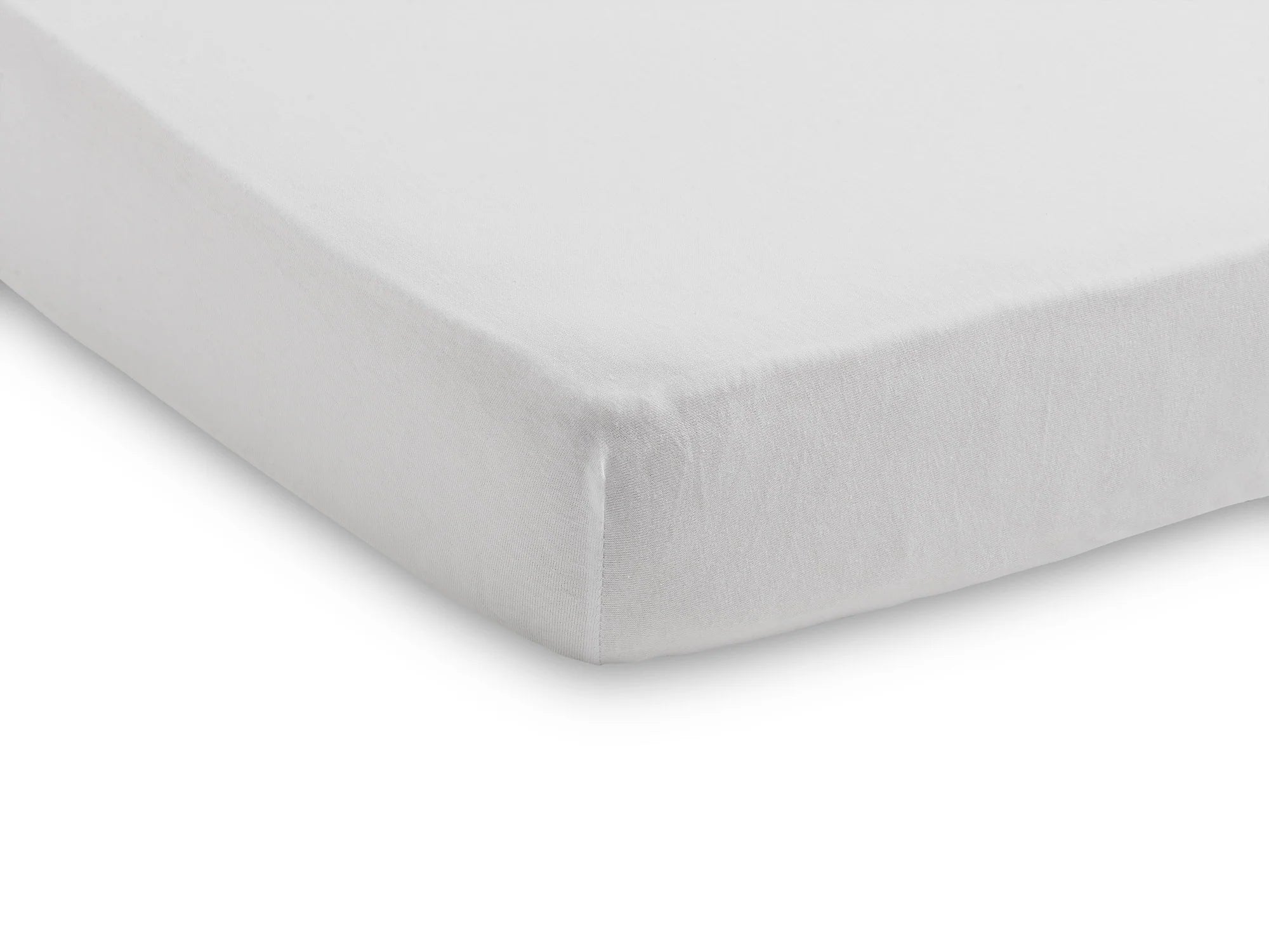 Hoeslaken Ledikant Jersey 60x120cm - White