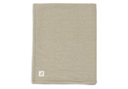 Deken Ledikant 100x150cm Soft Waves - Olive Green/Velvet