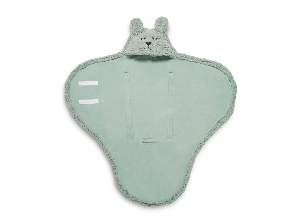 Wikkeldeken Bunny 100x105cm - Ash Green