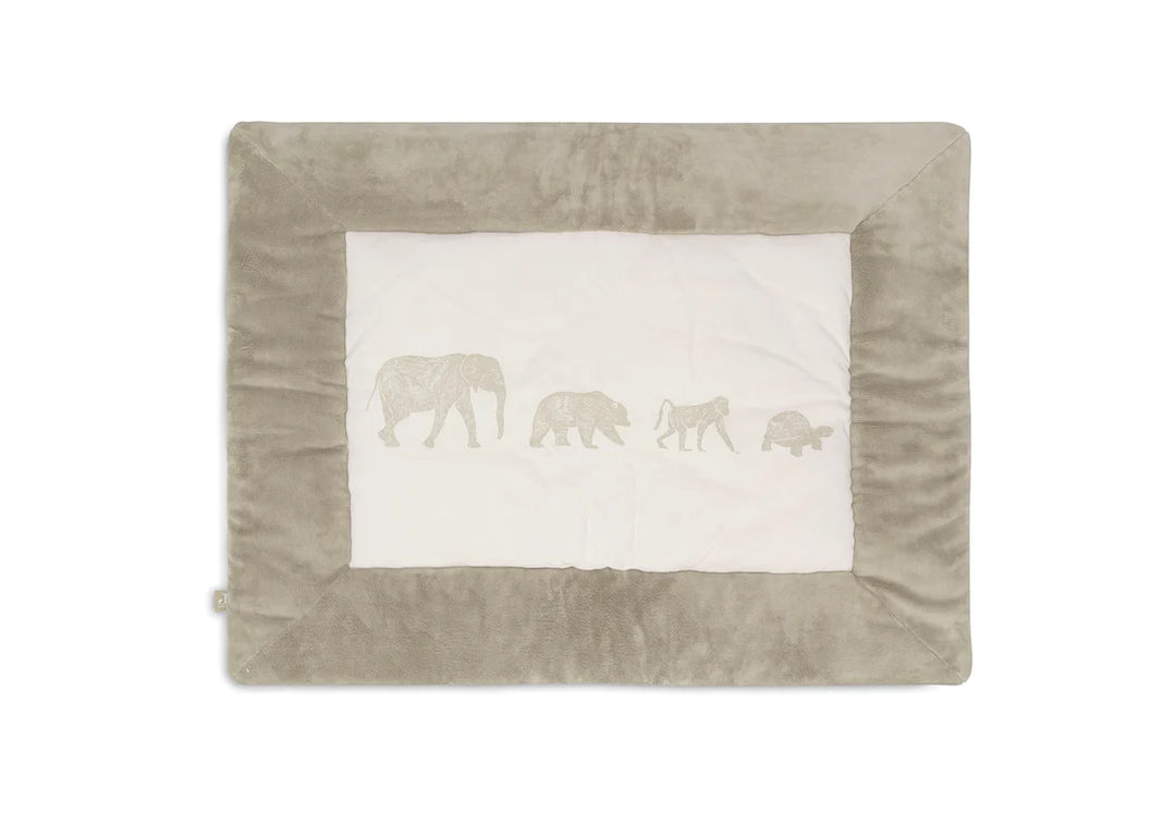 Boxkleed 75x95cm Animals - Olive Green