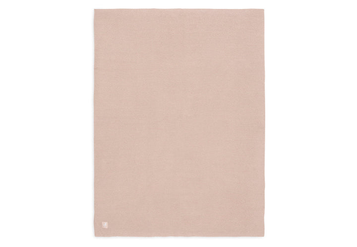 Deken Wieg 75x100cm Basic Knit - Wild Rose