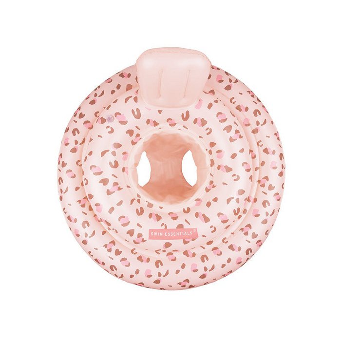 Swim Essentials Baby float Old pink Panterprint 0-1 jaar