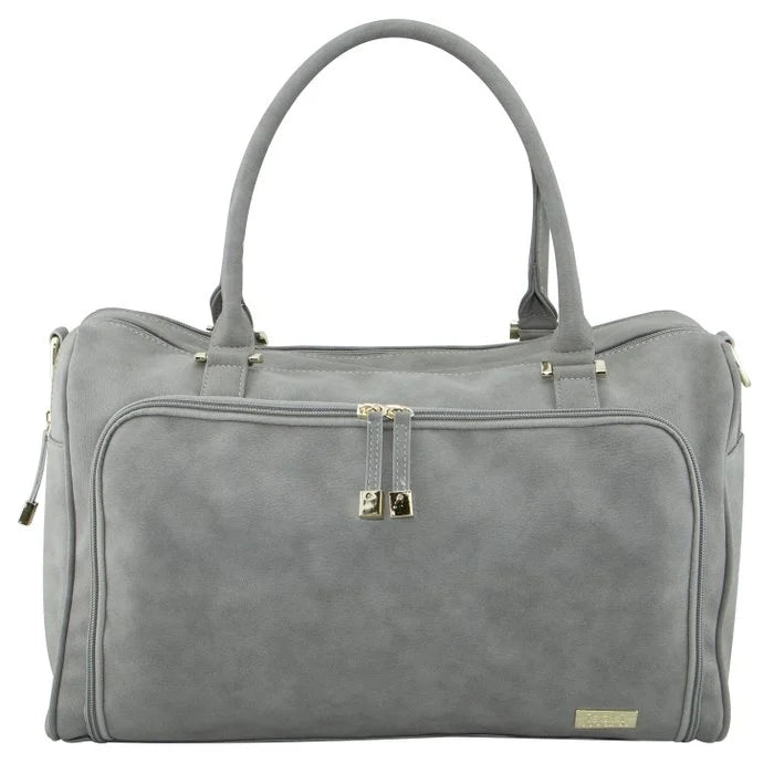 Isoki Luiertas - Double Zip Satchel Stone