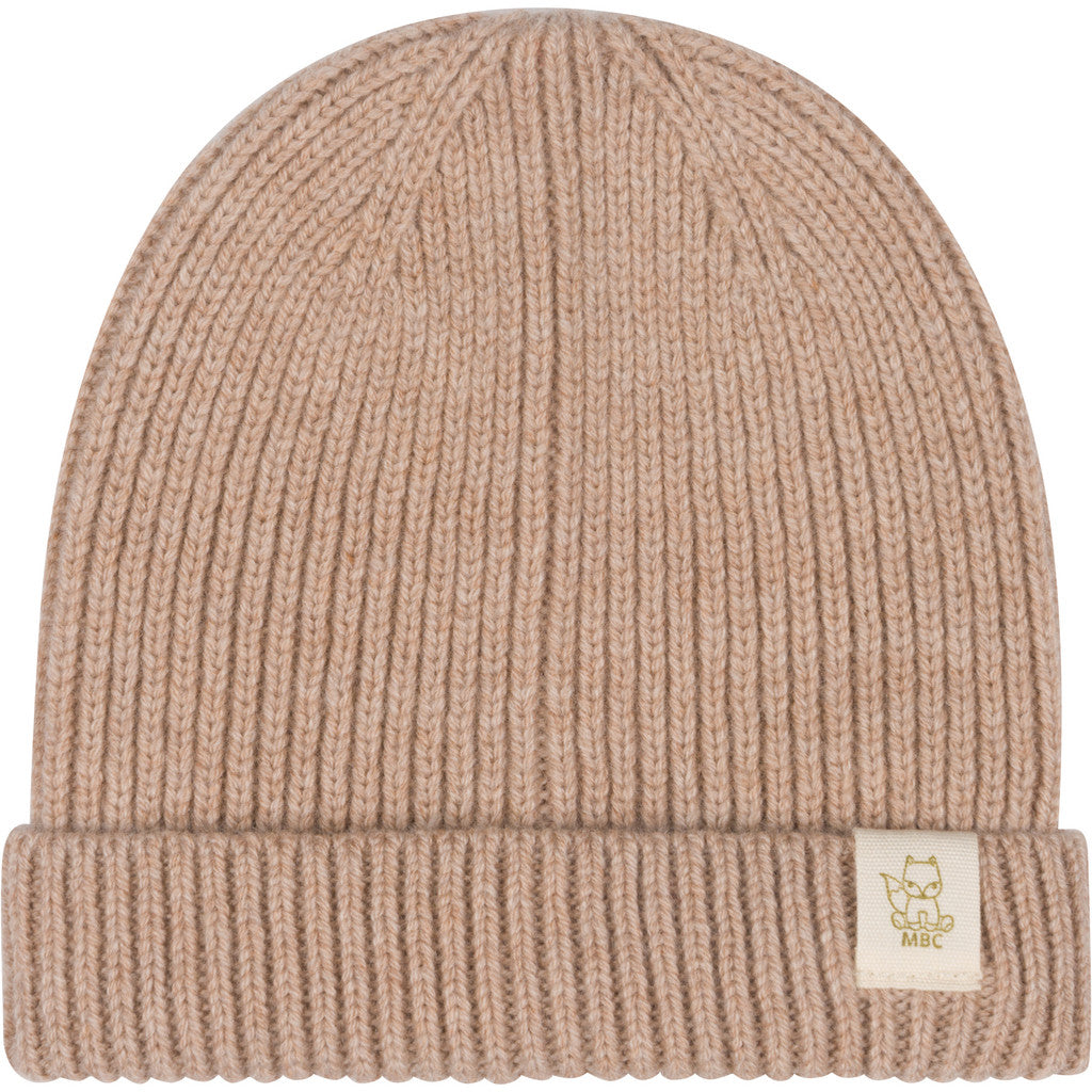 Chunky Beanie muts - 90% merino wol / 10% Cashmere - Sienna