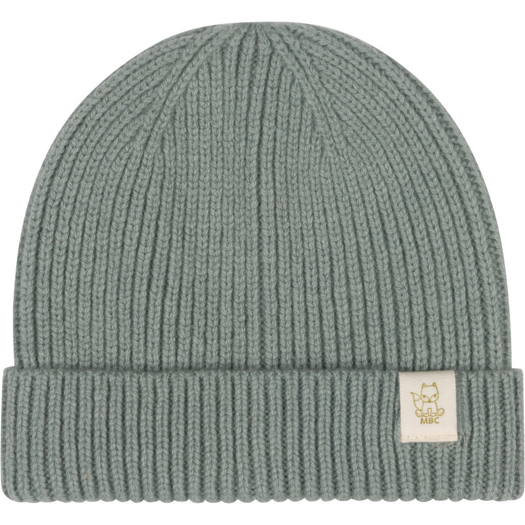 Chunky Beanie muts - 90% merino wol / 10% Cashmere - Sage