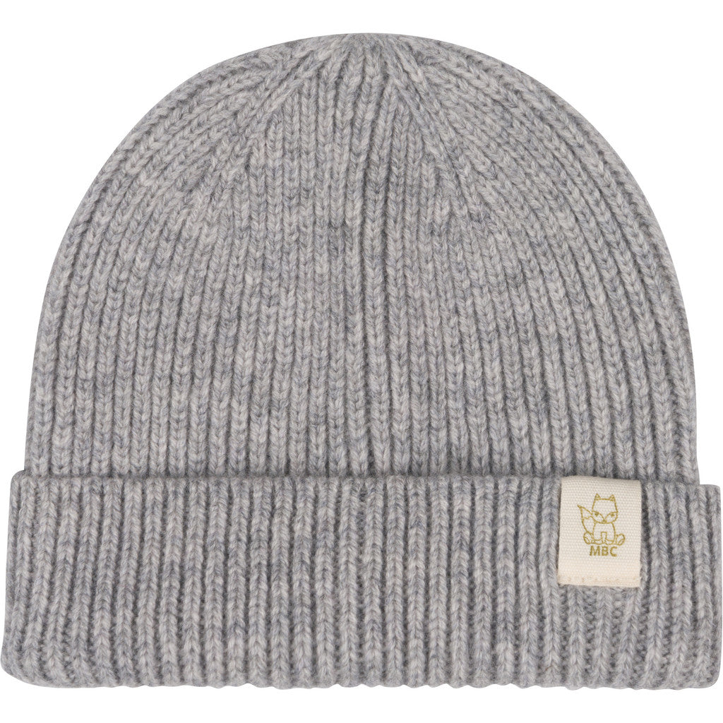 Chunky Beanie muts - 90% merino wol / 10% Cashmere - Grey