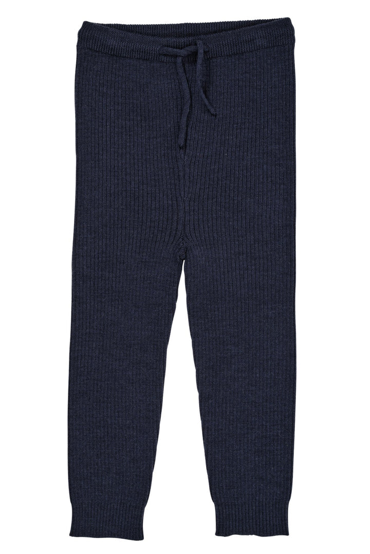 Legging - merinowol- donkerblauw
