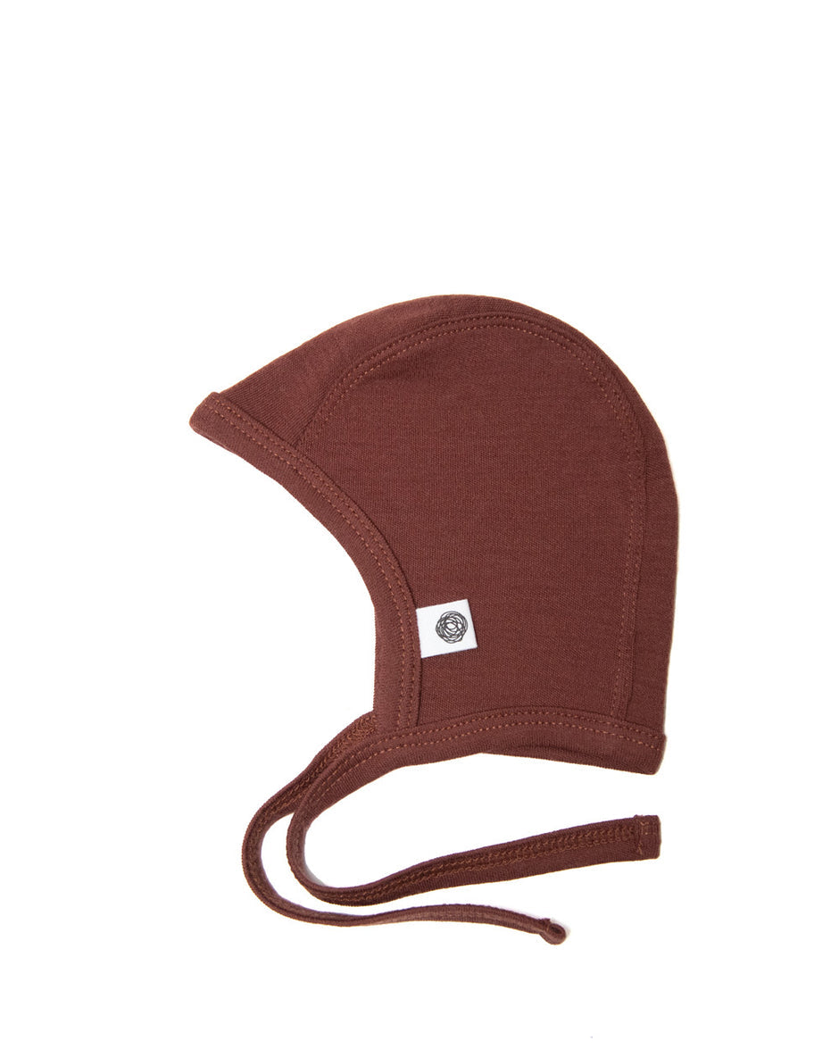 Baby wollen strikmuts – Merinowol – Cinnamon