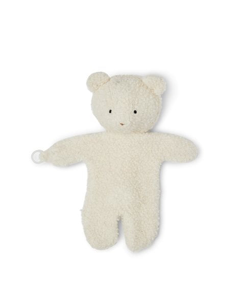 Knuffeldoek  Beer- Merino wol - Boucle - Off white
