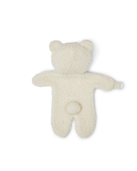 Knuffeldoek  Beer- Merino wol - Boucle - Off white