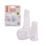 Silicone Vingertandenborstel 2 stuks