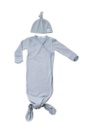 Snoozebaby  geboortepakje / cocoon incl mutsje - Fresh Blue