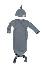 Snoozebaby  geboortepakje / cocoon incl mutsje - Storm Grey