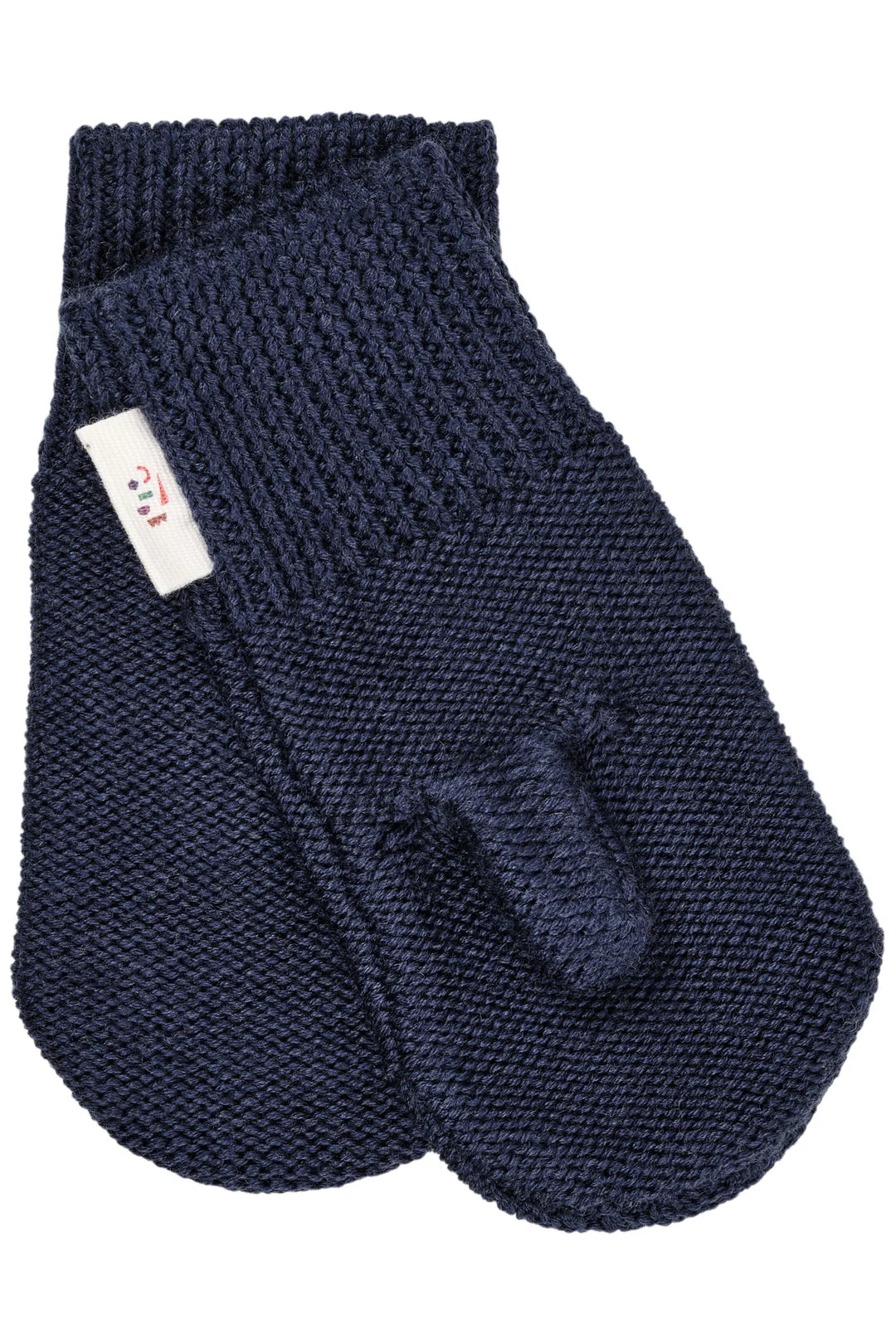 Gebreide wanten- merinowol- Navy