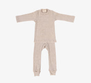 Pyjama set - Merinowol- Beige