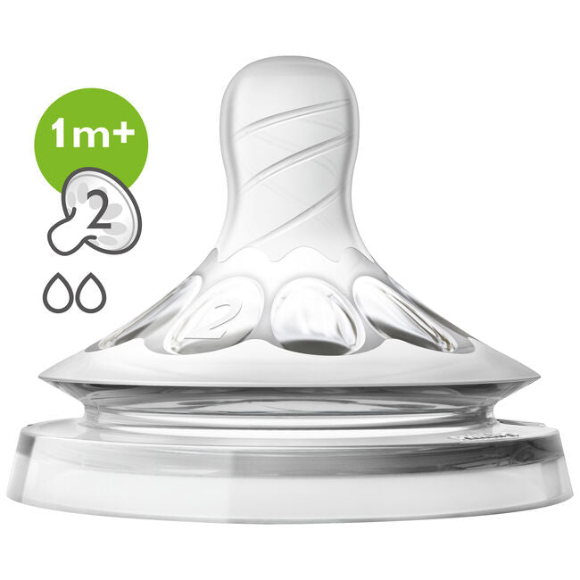 Philips Avent Natural-speen 2 gaats 1+ maanden - 2 stuks - SCF042/27