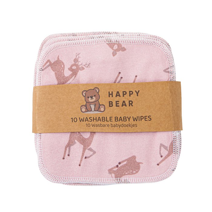 Wasbare babydoekjes set 10 stuks | Oh Deer